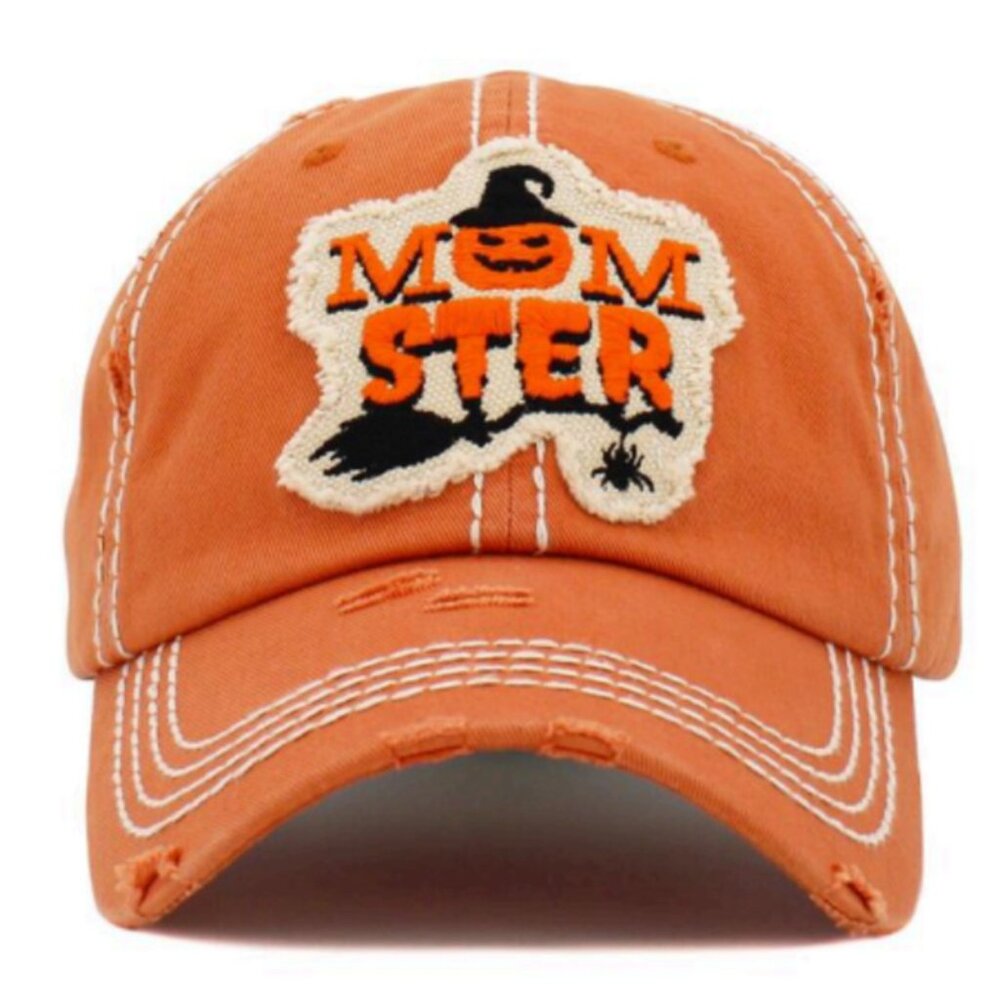 HALLOWEEN MOMSTER VINTAGE  STYLE HAT / CAP